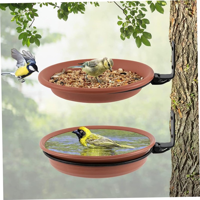 CIYODO Bird Feeding Device Decorative Bird Feeder Parrot Feeder Large