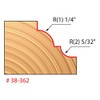 Freud 38-362: 1-1/2" (Dia.) Classical Cove & Bead Bit with