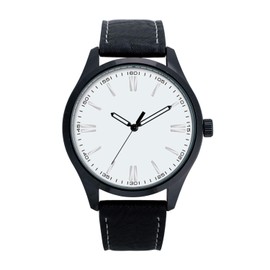 NUOVO Men's Watch with White Dial and Simulated Quartz Writing, Waterproof Men's Watch, Fashionable Business Casual Men's Designer Watch, Dating Black Classic Watch, Men's Watch, White, Modern