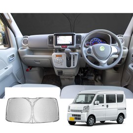[GAFAT] Nissan NV100 Clipper DR17V/NV100 Clipper Rio DR17W 3rd Generation 2015~ New Model Clipper Rio nv100 DR17w Car Sunshade for Windshield Clipper Sunshade UV Protection Folding Multi Sun Shade