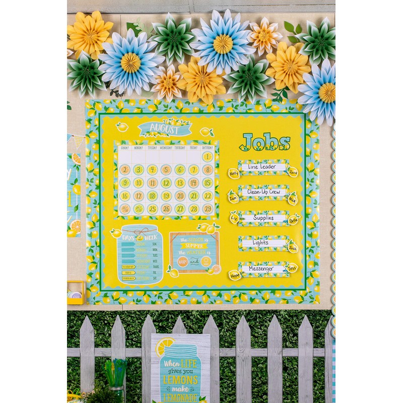 Teacher Created Resources Lemon Zest Bold Block 4" Letters Combo