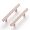 Ravinte 3 Pack | 5 Inch Cabinet Pulls Pink Stainless