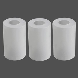 Frosted Glass Lamp Shade Replacement with 1-5/8-inches Fitter Opening for Pendant Light Chandelier Wall Sconce (3 Packs) A00056