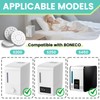 Kamrexi 8 Pack A451 Anti-Mineral Pads Humidifier Replacement Filters Compatible