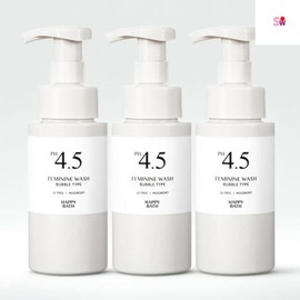Happy Bath PH4.5 Feminine Cleanser x 3 250g / 해피바스PH4.5 여성청결제 x 3개 250g