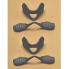 Kygear 2 Pairs Black Silicone Replacement Nose Piece Compatible with