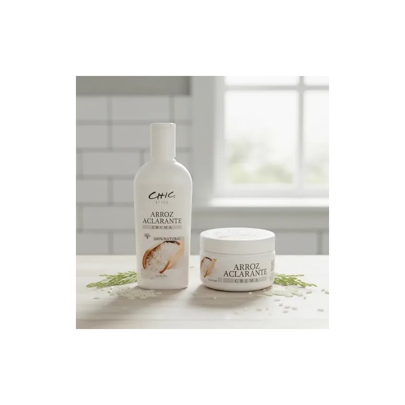 Combo Crema Facial + Crema Corporal Aclarante De Arroz