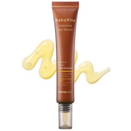 THANKYOU FARMER BakuVita Intensive Eye Serum 30 ml - Retinol Alternative Bakuchiol, Vitamin C Eye Cream, Vitamin E, Korean Eye Cream for Fine Lines