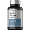 Horbäach Methyl Folate Supplement | 1000 mcg | 200 Capsules