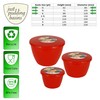 Just Pudding Basins 3 Smaller Sizes in One Set Steam