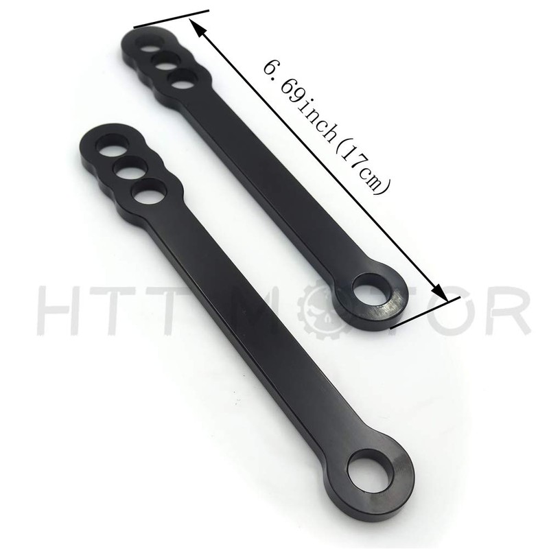 HTTMT MT006-BK Black Lowering Links Compatible with 1999-2019 Suzuki Gsx-R