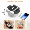 GONSIR Automatic Card Shuffler，Rechargeable One-Click Card Shuffler for 1-2 Decks,