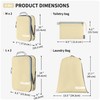 Cipway Compression Packing Cubes for Travel (Vanilla Cream 6 Set)