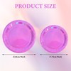 120 Pcs Pink Holographic Paper Plates 7 inch and 9