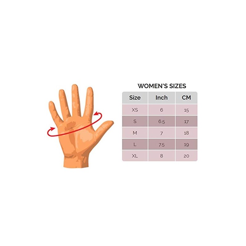 Riparo Women's Unlined Leather Driving and Riding Gloves (7, Red)