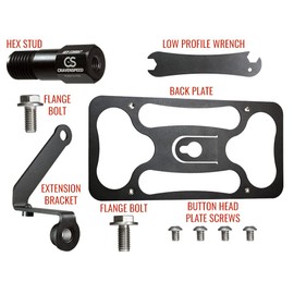 CravenSpeed Platypus License Plate Mount Compatible with Mazda MX-5 Miata (ND) 2016-2023 | No Drilling | Installs in Seconds | Made of Stainless Steel & Aluminum | Made in USA