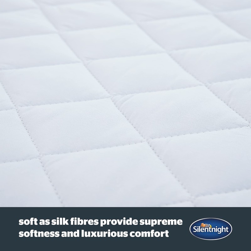 Silentnight Soft as Silk Mattress Protector Single Bed - Luxury