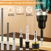 Tookie 6pcs Drill Bit Holder Extension, Flexible Pivoting Magnetic Bit