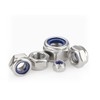 FullFun 100PCS Hex Lock Nuts Nylon Insert Nut Assortment Kit,