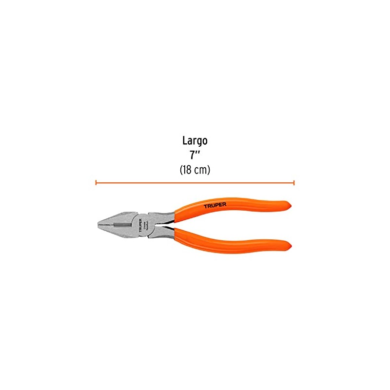 Truper T200-7, Pinzas de electricista, 7"