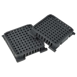 vhbw 2X Air Filter Compatible with Liebherr CNC 5724-22A, CND 5023-20A, CNC 5703-22A, CND 5203-20A, CND 5203-22A Fridge - Activated Carbon