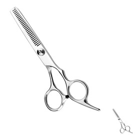 ALLVD Hair Cutting Scissors, Hair Cutting Scissors, Self Cut Hair Volume Adjustment, Texture Adjustment, Bearing Type, Smooth Opening/Closing, Beginner, Self-Cuting, Smooth Movement, Fine Workmanship