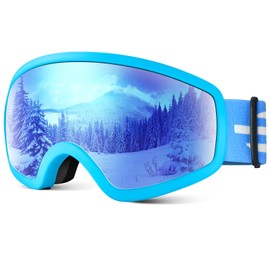 LOEO Kids Ski Goggle, Snow Ski Goggles for Kids Youth Teens Boys and Girls from 5-14