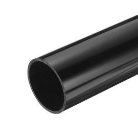QUARKZMAN PVC Round Pipe, 57 x 63 mm, ID x OD Ventilation Pipe, Plastic Ventilation Duct, Cable Pipe, 33 cm Long, Empty Pipe, Electric Pipe, Rod Pipe, Exhaust Air, Home, Basement, Wall, Ceiling, Cable