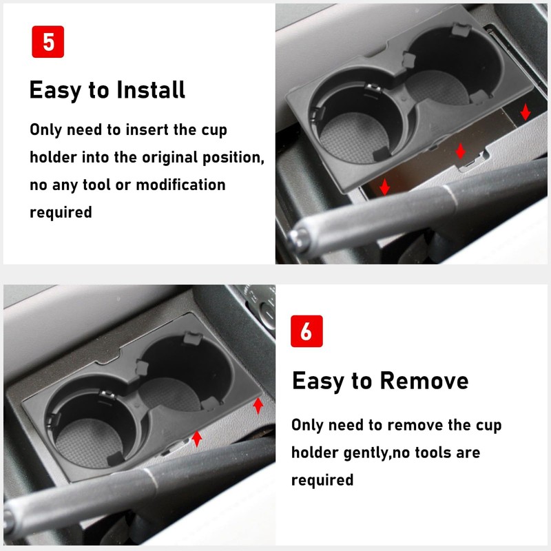 TTCR-II Compatible with 2003-2008 Honda Pilot Cup Holder Replacement, for