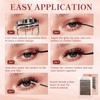 Higu clace Lashes Cluster, individual eyelashes 168pcs lashes 3D Fluffy
