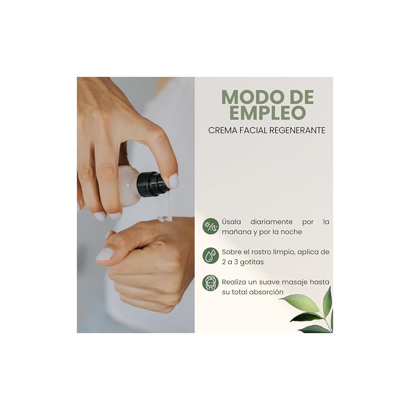 Rusens Crema Facial Regenerante Antiedad 100 Natural Años Piel Normal