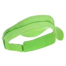 Lime Green Sun Visor Hat - Single Piece