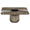 Spring-Lock Base Square SS Satin