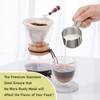 BERYLER 1PCS 3/4Cup (180ml, 6oz) Single Measuring Cup, Stainless Steel
