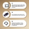 ZOOROO 3 Pack Cover Compatible with Ultrahuman Ring Air, Surport