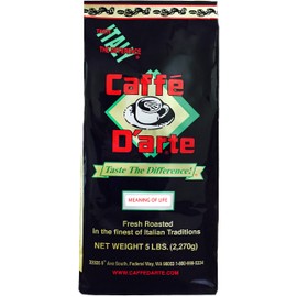 Caffe D'arte Meaning of Life Ground Coffee, 5 Pounds