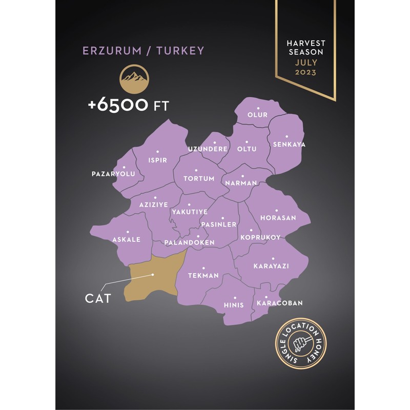 Garisar Premium Single Location Lavender Honey | Pure Natural Honey