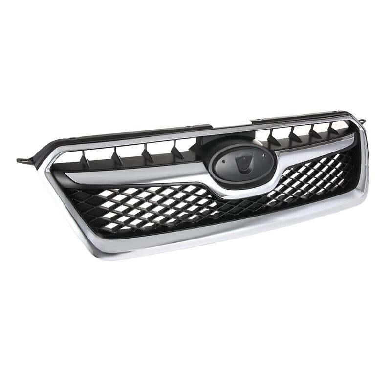 MUTUSAISI Front Bumper Upper Grille Chrome Grill Compatible with 2012-2016