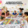 Jar Melo Giant Birthday Coloring Poster for Kids, 72 x