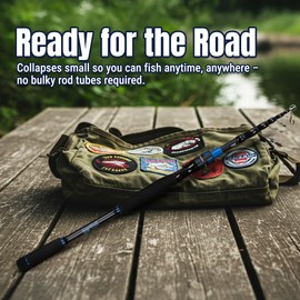 Reaction Tackle Telescopic Spinning Rod - StreamForce - Medium/Heavy Action