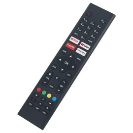 PerFascin KT1946 Replacement Voice Remote Control fit for Cello C3220G ZRTG0242 C2420G C3220G C4020G C4320G C6520RTS4K L32AHE19 L43AFE20 ZG0204/RCA RS43F3-UK Android TV/Logik L32AHE19 L43AFE20