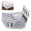Tianher Bed Sheet Clips, 4 Pieces Fitted Sheet Clips With