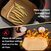 Air Fryer Disposable Paper Liners Square, Non-Stick Parchment Paper, Air