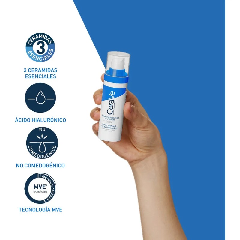 Serum Hidratante Cerave Con Ácido Hialurónico 30 Ml