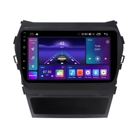 ASURE Car Stereo Radio with Carpaly Android Auto for Hyundai Santa Fe 2012-2018,9 inch 4Core 2+64GB 1280x800 HD Touchscreen Android 14 Car in Dash GPS Navigation Unit
