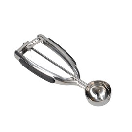 KitchenAid Universal Ice Cream Scoop with trigger, Icecream Scooper made of Sainless Steel, Onyx Black