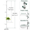 Hershii 7-Layer Tension Pole Plant Stand Indoor Decorative Display Rack