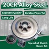 0.325" 7T Clutch Drum Sprocket Kit Worm Gear Needle Bearing