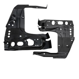 TRQ Outer Radiator Support Set Compatible with 2005-2021 Toyota Tacoma