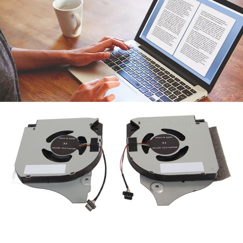Laptop Cooling Fan Efficient Cooler Fan for DELL INSPIRON G5‑5590